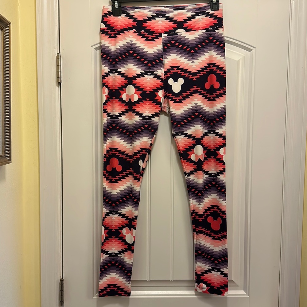 Lularoe Tall and Curvy Mickey and Minnie Leggings